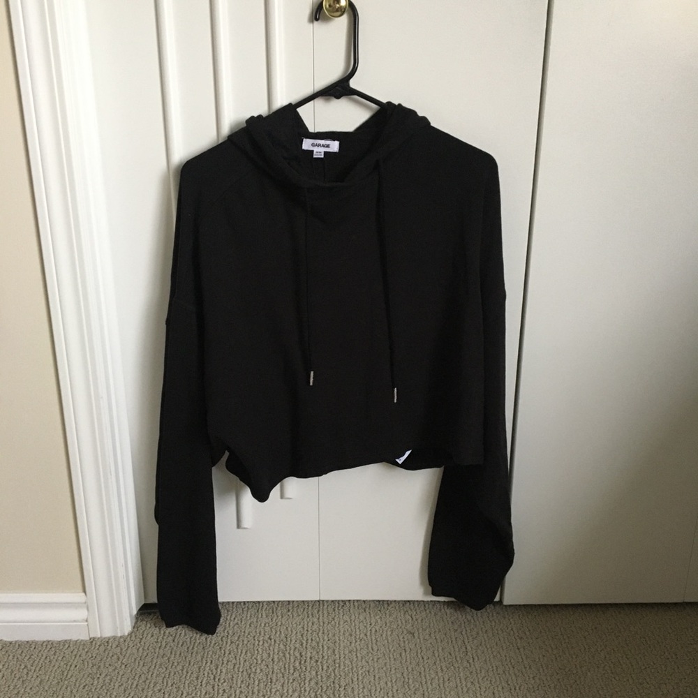 Soft black hoodie